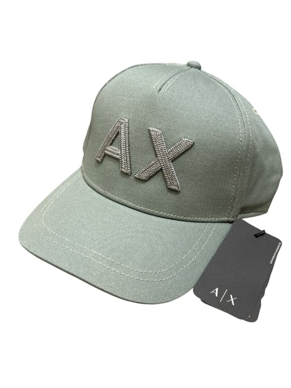 A/X Armani Exchange Snapback Baseball Green Hat Uni New $70